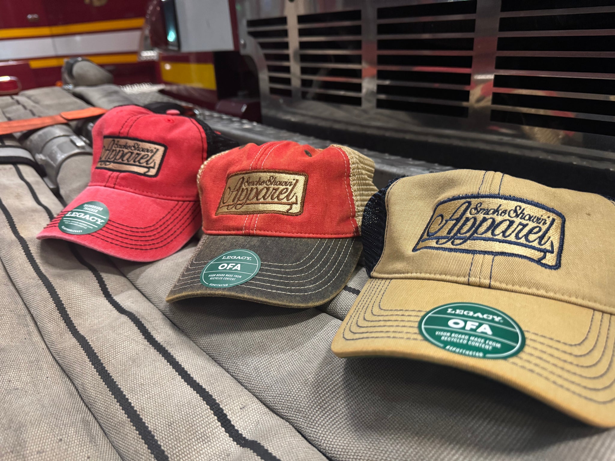 Legacy weathered ball caps – Smoke Showin Apparel