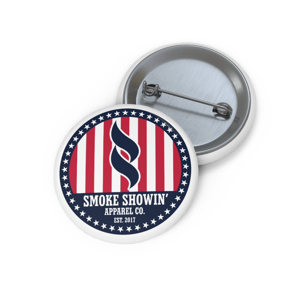 Stars and Stripes Pin Button